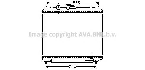 MT2109 AVA radiador de esfriamento de motor