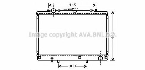 Радиатор охлаждения двигателя AVA MT2188 цена, от 103.32 USD