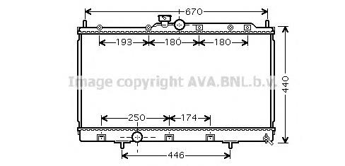 MT2199 AVA Радиатор основной