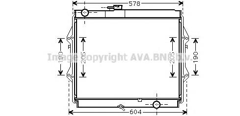 Радиатор TOA2642 AVA