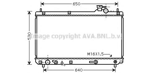 Радиатор TO2457 AVA