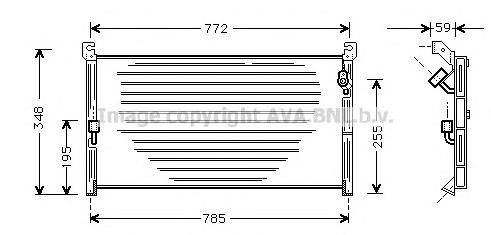 TO5130 AVA radiador de aparelho de ar condicionado