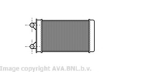 Radiador de forno (de aquecedor) VW6117 AVA