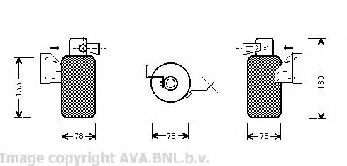 VWD166 AVA ресивер-осушитель кондиционера