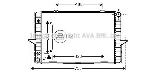 VO2064 AVA radiador de esfriamento de motor