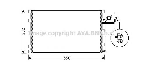 Радиатор кондиционера VO5139 AVA