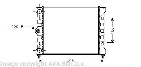 VW 2028 AVA radiador de esfriamento de motor