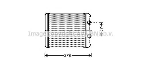 RT6343 AVA radiador de forno (de aquecedor)