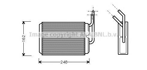 RT6220 AVA radiador de forno (de aquecedor)