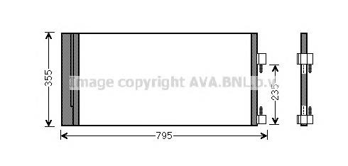 RT5430 AVA radiador de aparelho de ar condicionado