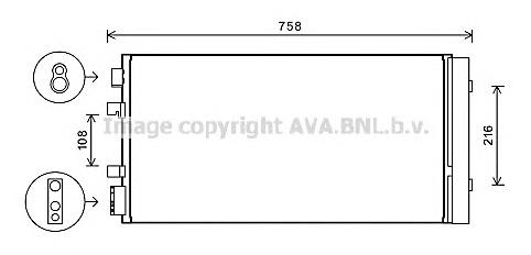 RT5483 AVA radiador de aparelho de ar condicionado