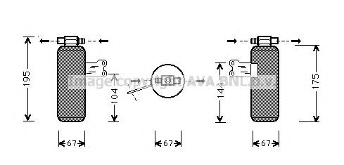 Tanque de recepção do secador de aparelho de ar condicionado RTD027 AVA