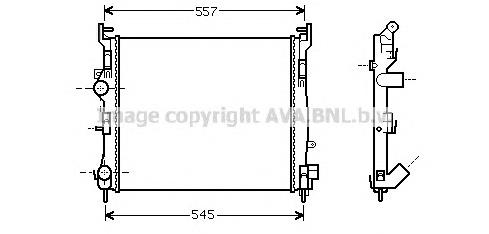 Радиатор RTA2362 AVA