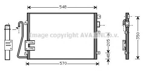 RTA5275 AVA radiador de aparelho de ar condicionado