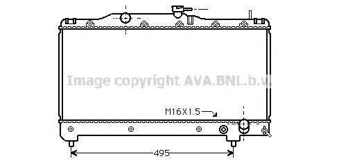 Радиатор TO2163 AVA