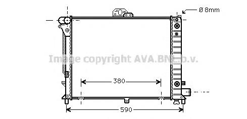 SB2050 AVA radiador de esfriamento de motor