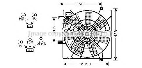SB7501 AVA Вентилятор радиатора