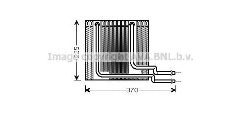 7701206453 Renault (RVI) vaporizador de aparelho de ar condicionado