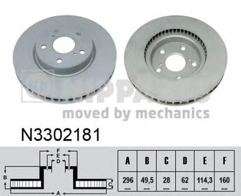 Купить N3302181 Nipparts Ротор тормозной