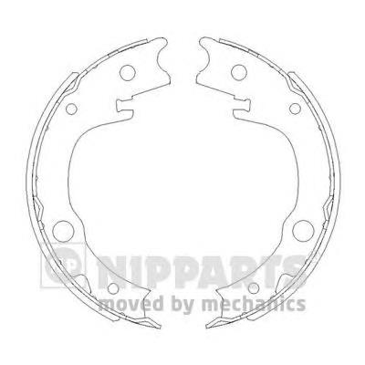 Колодки стояночного тормоза Nipparts N3502086