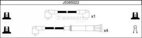 Fios de alta voltagem, kit J5385022 Nipparts