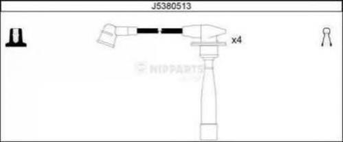 J5380513 Nipparts fios de alta voltagem, kit
