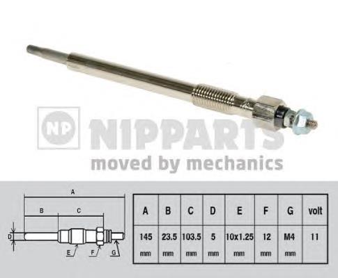 J5719012 Nipparts vela de incandescência