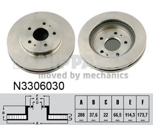 Купить N3306030 Nipparts Ротор тормозной