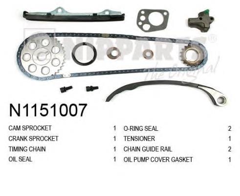 VKML92007 SKF cadeia do mecanismo de distribuição de gás, kit