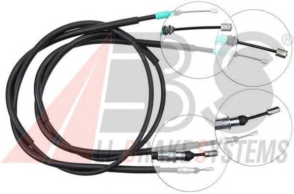 Cabo do freio de estacionamento, kit para automóvel BKB3714 Borg&beck