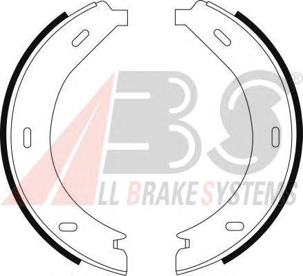 Купить 9110 ABS Колодки ручника/стояночного тормоза