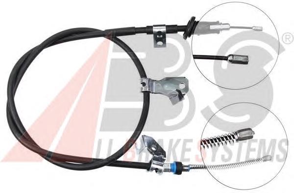 K17208 ABS cabo do freio de estacionamento traseiro direito