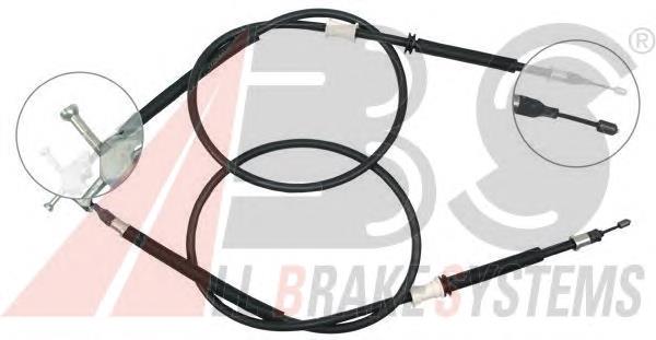 Трос ручного тормоза, промежуточный ABS K17282 цена, от 16.94 USD