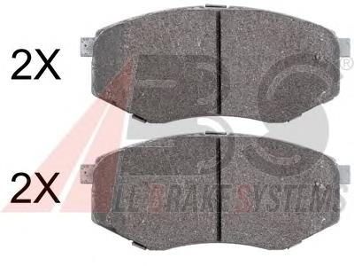 Sapatas do freio dianteiras de disco Hyundai Sonata 6 YF