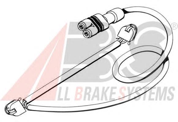 39543 ABS sensor dianteiro de desgaste das sapatas do freio