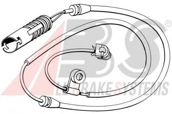 39584 ABS sensor dianteiro de desgaste das sapatas do freio