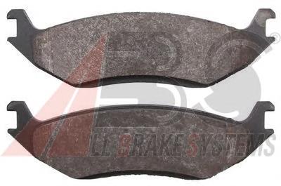 38967 ABS Колодки тормозные дисковые комплект