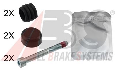 Kit de reparação de suporte do freio traseiro 55122 ABS