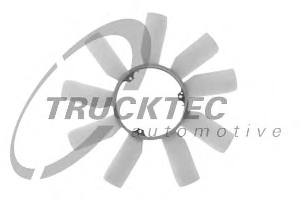 0219030 Trucktec Крыльчатка радиатора охлаждения