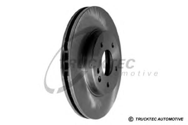0735040 Trucktec диск тормозной передний