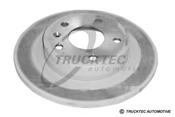 0635012 Trucktec диск тормозной задний