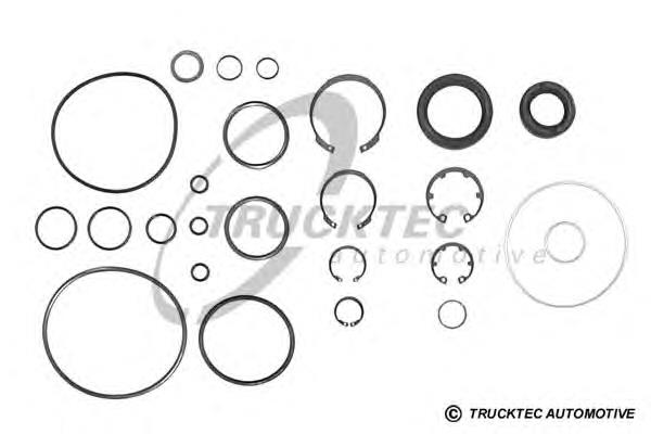 0237004 Trucktec kit de reparação da cremalheira da direção (do mecanismo, (kit de vedantes))