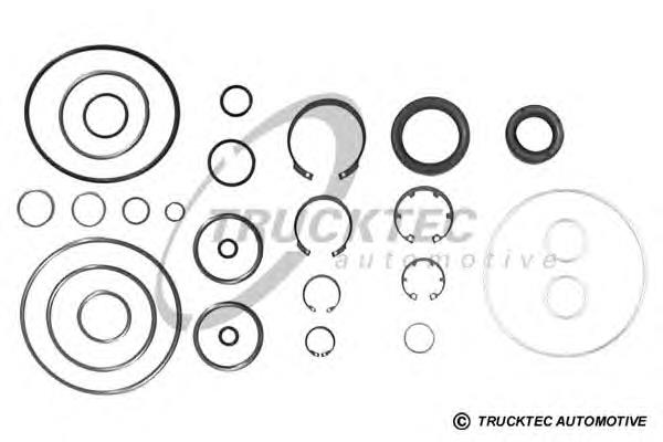 02.37.003 Trucktec kit de reparo da cremalheira da direção (mecanismo, (kit de vedação))