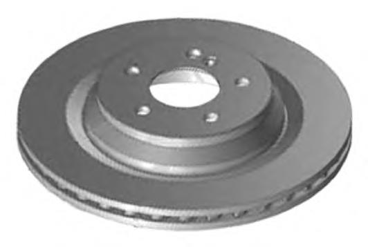 0235210 Trucktec диск тормозной задний