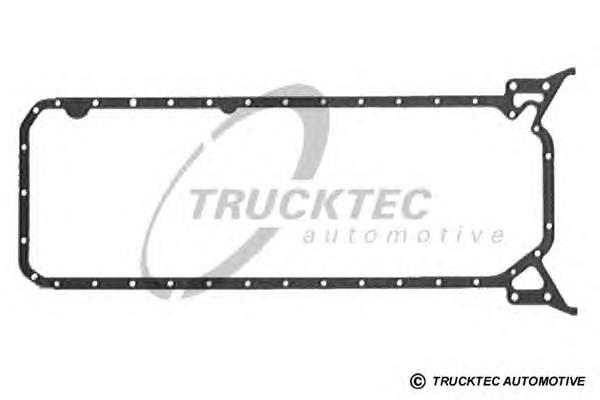 0210032 Trucktec прокладка поддона картера двигателя