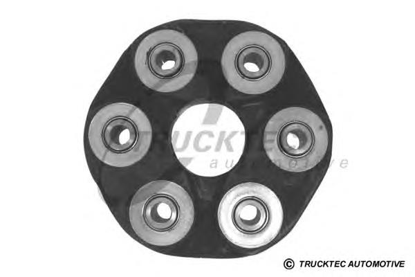 02.34.022 Trucktec acoplamento elástico dianteiro/traseiro do veio de transmissão