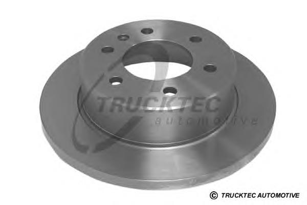 0235193 Trucktec disco do freio traseiro