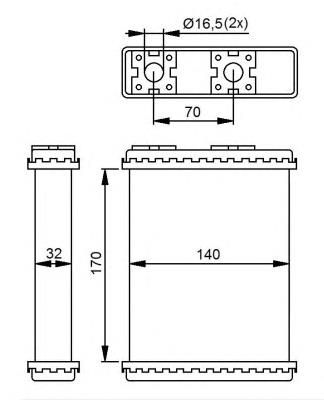 271409C003 China radiador de forno (de aquecedor)