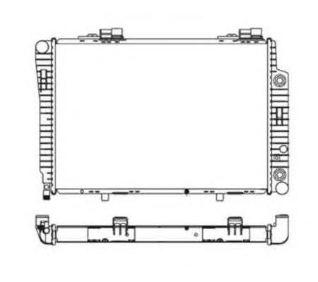 51281 NRF radiador de esfriamento de motor