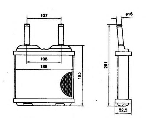 Radiador de forno (de aquecedor) 52113 NRF